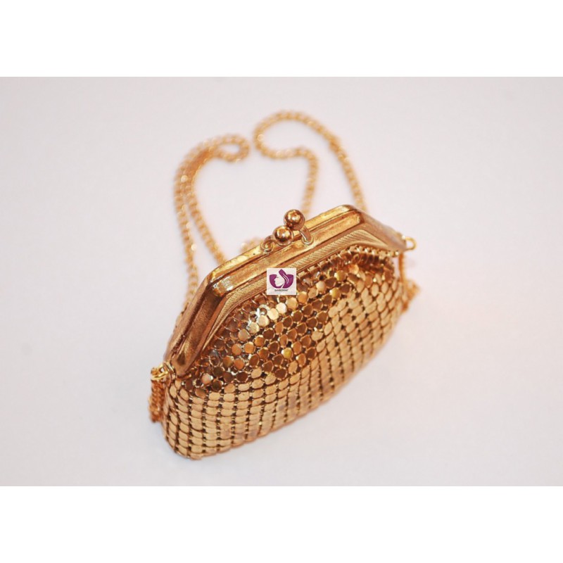 Buy Women Antic-Gold Clutch Online | SKU: 65-4174-28-10-Metro Shoes